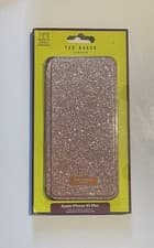 Image of Ted Baker Glitter Iphone  XS Max Mobile Phone Case With Mirror  Brand New