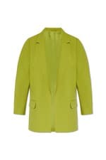 Image of New, All Saints Aleida Blazer Olive Green Optic Jacket in Size 0 #T3448