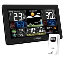 Image of Weather Station with MSF Radio Control Clock ( UK Version ) indoor / outdoor