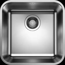 Image of Blanco Supra 400-U Single Bowl Undermount Chrome Stainless Steel SinkRRP £166!