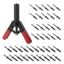 Image of 41 Piece Set of Polyethylene Riveting Tools Rivet Set for Automobiles N5O85554