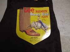 Image of NEW VTG 70s 80s Lee Riders Boot Cut Flare Denim Jeans Mens 28x36 Brown USA Made