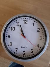 Image of Lovely Wall Clock In Fine, Clean Condition