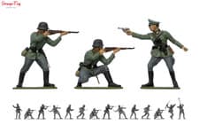 Image of Airfix Vintage Classics German WWII Infantry (1:32 Scale) Model Kit