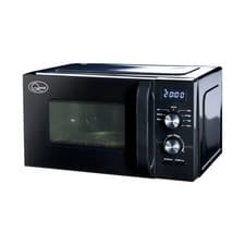 Image of Quest 35869 20L 700W Classic Microwave Black Manual Dial Timer