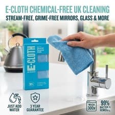 Image of E-Cloth General Purpose & Glass Cleaning Cloths | Chemical Free Microfibre 2Pack