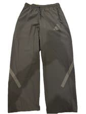 Image of ADIDAS MENS Z.N.E. WOVEN LOOSE FIT STRAIGHT LEG BLACK TRACK PANTS MEDIUM NWT