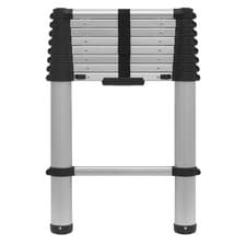 Image of Sealey Aluminium Telescopic Ladder 9-Tread EN 131 Lightweight 150kg Capacity
