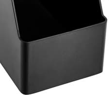 Image of Plastic Organizer - Magazine Rack, Black, 2-Pack 2 Pack