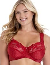 Image of Miss Mary of Sweden Jacquard & Lace Bra Full Cup Padded Womens Lingerie 2166