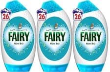 Image of Fairy Non Bio Washing Liquid Gel Laundry Detergent 78 Washes