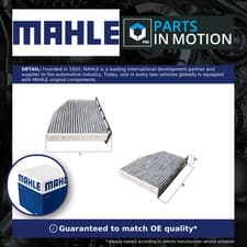 Image of Pollen / Cabin Filter fits VW SCIROCCO Mk3 1.4 2.0 2.0D 08 to 17 Mahle 1K2819653