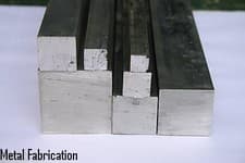 Image of Aluminium Square Bar 1/2" x 1/2" x 250mm  6082
