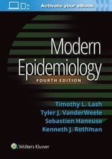 Image of Modern Epidemiology by Timothy L. Lash, Tyler J. VanderWeele,... - 9781451193282