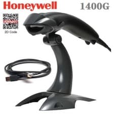 Image of Honeywell 1400G2D-2USB-1 Voyager 1400G 2D Barcode Scanner w USB Cable & Stand