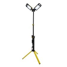 Image of Draper 230V SMD LED Rechargeable Tripod Site Light, 50W, 5000 Lumens