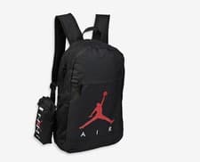 Image of NIKE AIR JORDAN JUMPMAN BLACK BACKPACK BAG ADULT KIDS PENCIL CASE NEW LAST ONE
