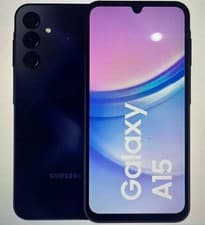 Image of Samsung Galaxy A15 128GB Dual Sim LTE 4G  Unlocked Smartphone BLUE BLACK