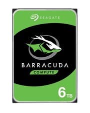 Image of Seagate Barracuda 6TB internal hard drive 5400 RPM 256 MB 3.5" Serial ATA III