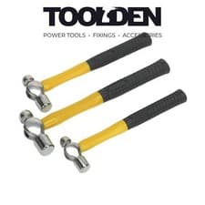 Image of Sealey AK2031 Ball Pein Hammer Set 3pc with Fibreglass Shaft