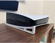 Image of Horizontal Stand for PS5 Digital Edition - Fat Console Display Base White