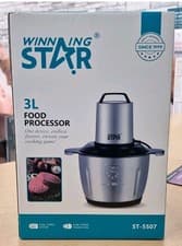 Image of 3L Food Processor with Stainless Steel Blades – Powerful & Compact. Winning Star