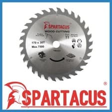 Image of Spartacus 170mm x 16mm 30T Wood Cut TCT Circular Saw Blade CD601 CD602 KS55 PSU6