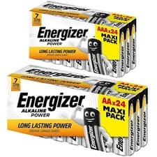 Image of Energizer AA/AAA Batteries Alkaline Power Maxi LR6 LR03 MN1500 Longest Expiry UK