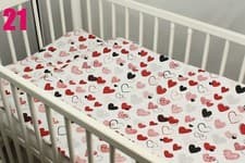 Image of 4 pc  bedding set nursery baby cotton covers +quilt pillow for cot 60x120 70x140