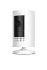 Image of Ring Stick Up Cam  Battery  HD Outdoor Wireless Camera System  White.