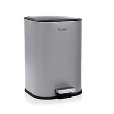 Image of 3L Stainless Steel Pedal Bin Soft Close Kitchen Bathroom Toilet Roll Holder