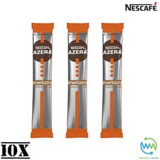 Image of 10 x NESCAFE Azera Americano Individual COFFEE Sachets CUP Instant Stick SACHET