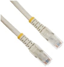 Image of StarTech.com 1m CAT6 Ethernet Cable - White CAT 6 Gigabit Ethernet Wire -650MHz