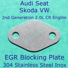 Image of EGR Valve Block Plate For 2.0L TDi CR AUDI VW SEAT SKODA A3 A4 A5 A6 Golf Touran