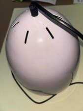 Image of Large Pendant Light Fitting And Pink Metal Shade