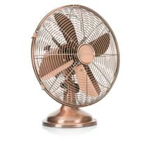 Image of 10 inch Table Fan Desk Fan 3-Speed Oscillating Tilting Head Copper Cooling Fan