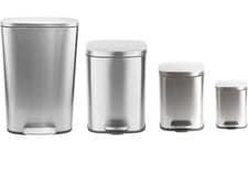 Image of Jolie Max Stainless Steel Pedal Bin Soft Close Waste Bin 5L 12L 30L 50L Kitchen