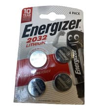 Image of Energizer CR2032 Battery Lithium Ref 637762 Pack 4 105865