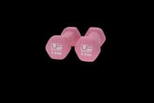 Image of Urban Fitness Hex Dumbbells - Neoprene Covered (Pair) 2 x 0.5kg - Pink 2 x 0.5kg