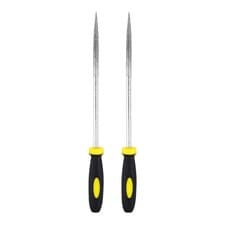 Image of 2Pcs 4 x 160mm Diamond Needle Round File 120 Grit