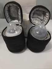 Image of Tommee Tippee insulated bottle bags with brand new bottle x2