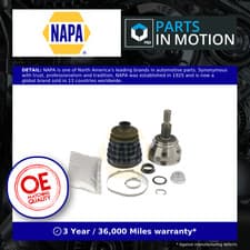 Image of CV Joint fits VW BORA 1J2 1.9D 98 to 05 C.V. Driveshaft NAPA 1J0407311K Quality