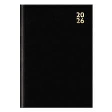Image of 2026 A4 Diary Day Per Page Hardback Daily Appointment Planner Organiser Black
