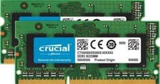 Image of Crucial 8GB KIT 2X 4GB DDR3 1333 MHz PC3 10600 Laptop 204-Pin SODIMM Memory RAM