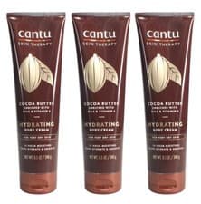 Image of CANTU SKIN THERAPY Hydrating Cocoa Butter Body Cream 240g For Dry Skin - 3 PACK