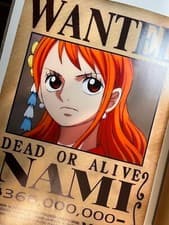 Image of One Piece Wanted Anime POSTER PRINTING Borderless In Gloss Satin Size A3
