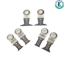 Image of FEIN Multitool Saw Blade Set 6PCS Best of E-Cut for Wood & Metal