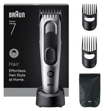 Image of Braun Hair Clipper Series 7, HC7590, +5 Styling Tools - Grey