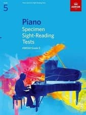 Image of Piano Specimen Sight-Reading Tests, Grade 5 by ABRSM