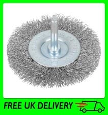 Image of Flat Steel Wire Wheel Brush - 75mm x 6mm [BS19222]